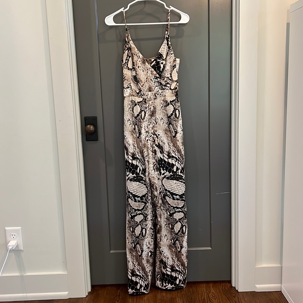 Lush Snake Print Romper